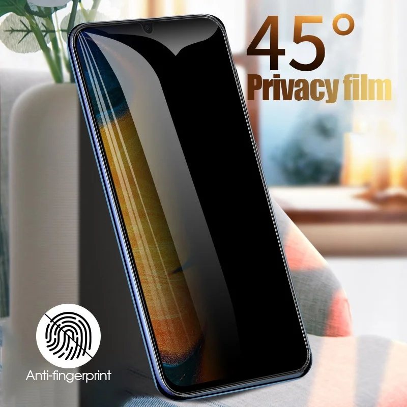 Anti Spy Privacy Glass Case - Anti-spy case for samsung a70s cover