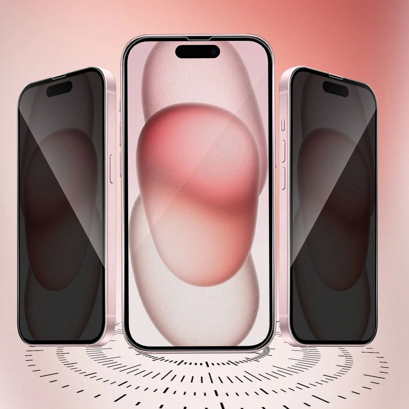 3pcs Privacy Screen Protector, - đánh giá và giá Anti Spy Privacy Glass Case