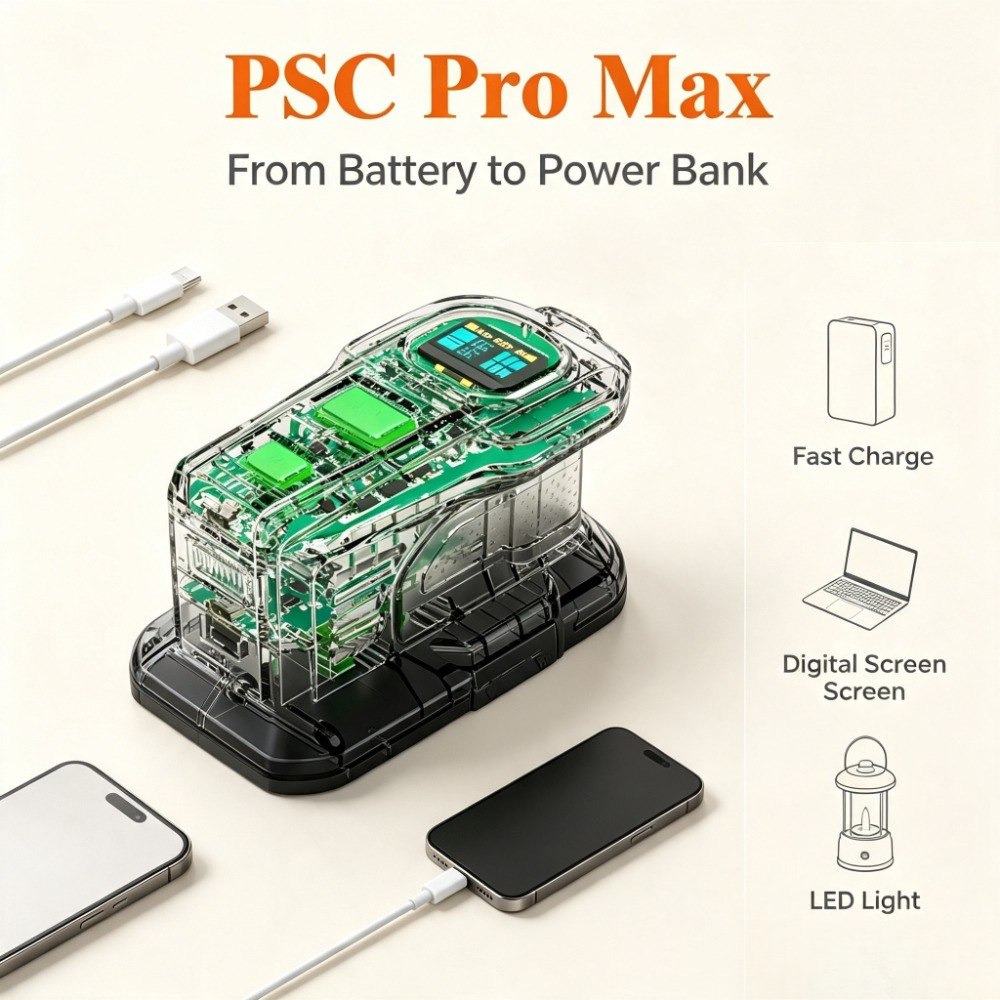 PSC Pro Max Ryobi 18V ONE+ Bat - đánh giá và giá Power Banks