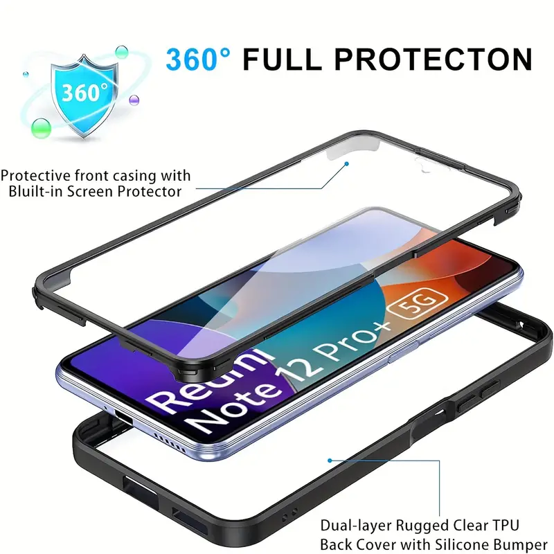 360 Full Body Transparent Case - đánh giá và giá Heavy Duty 360 Full Body Protective Case