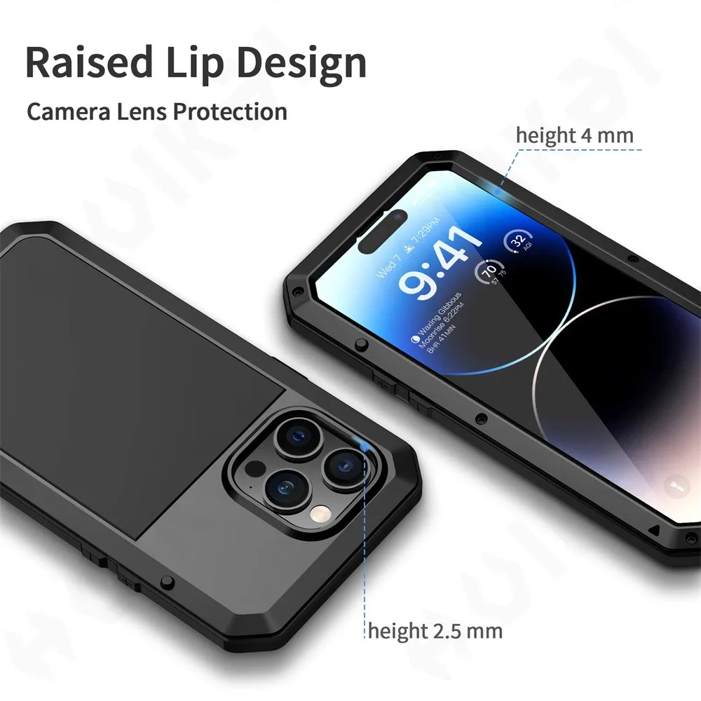 Case For iPhone 16e 15 14 13 1 - đánh giá và giá Heavy Duty 360 Full Body Protective Case