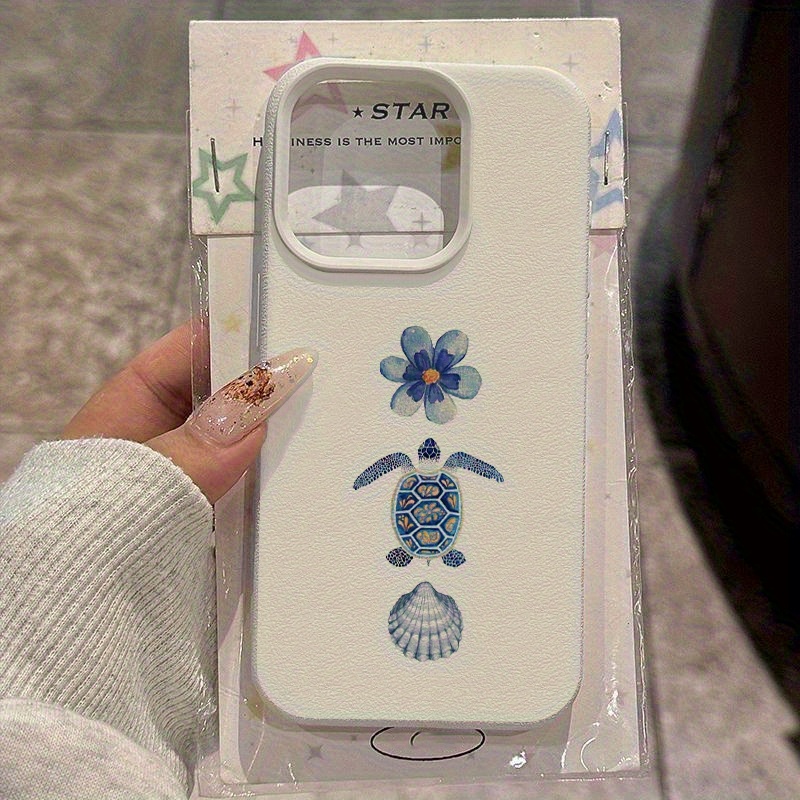 White Lychee Texture Vintage F - đánh giá và giá Vintage Floral Pattern Soft Case