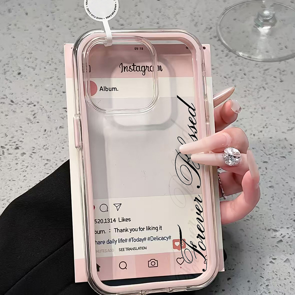 Forever Blessed Simple Clear P - đánh giá và giá Clear Shockproof Bumper Case
