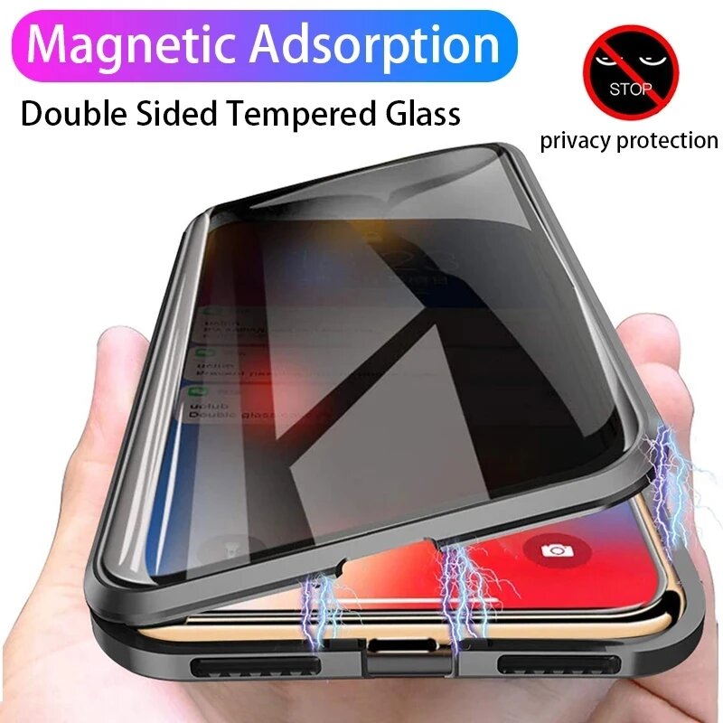 For Huawei nova Y74 Y73 Y63 Y7 - đánh giá và giá Anti Spy Privacy Glass Case