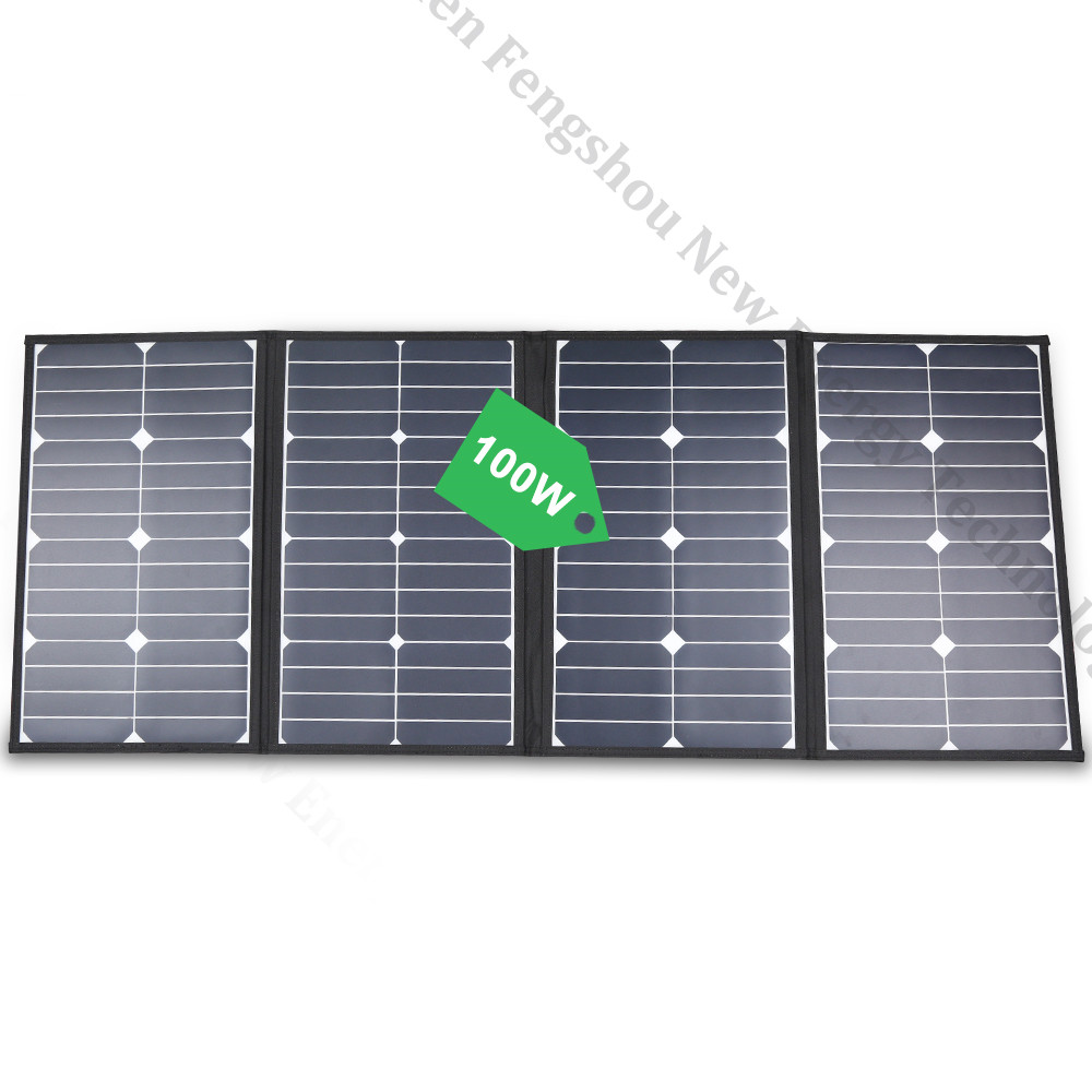 Portable 100 Watt Folding Sola - đánh giá và giá Chargers