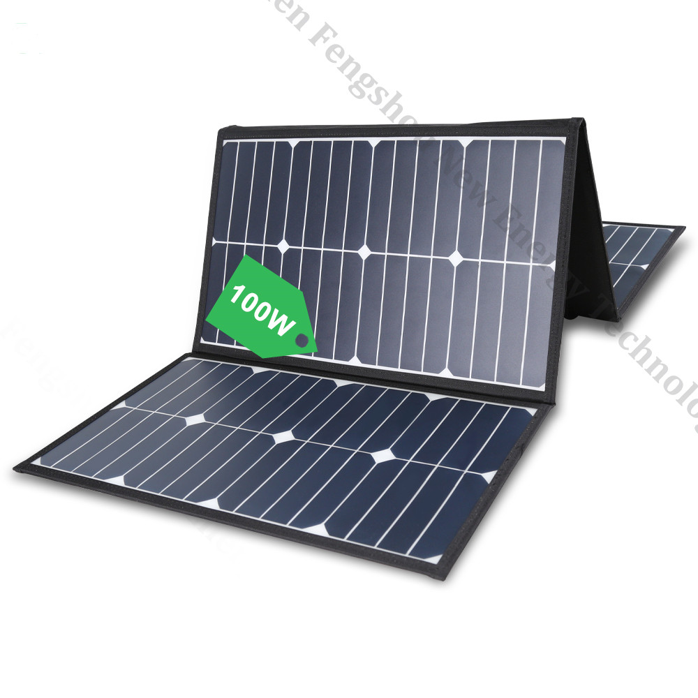 Portable 100 Watt Folding Sola - đánh giá và giá Chargers