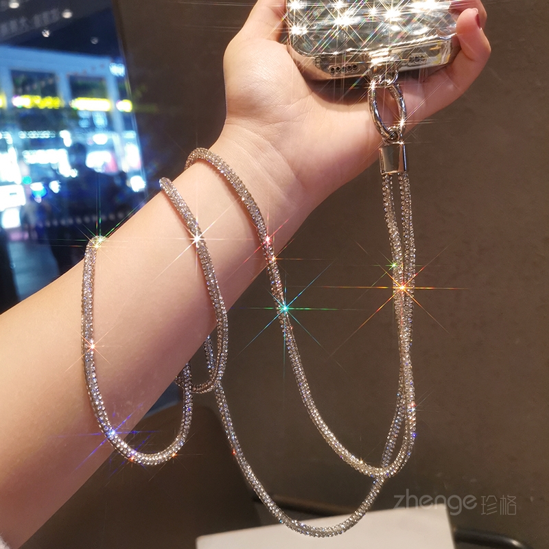 Crossbody Full Diamond Chain F - đánh giá và giá Crossbody Lanyard Neck Strap Case