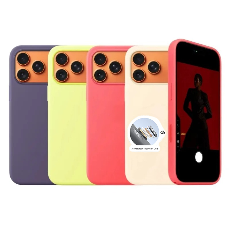1:1 Original Skin-friendly Tou - đánh giá và giá Liquid Silicone Magnetic Phone Case