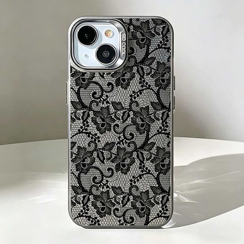 Vintage Black Lace Floral Rose - đánh giá và giá Vintage Floral Pattern Soft Case