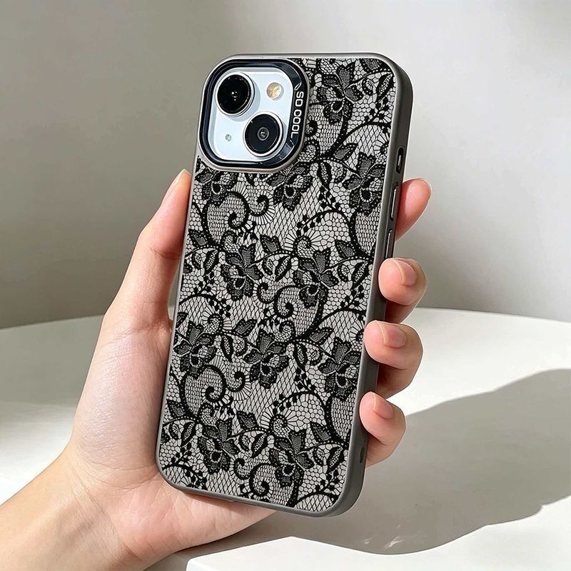 Vintage Black Lace Floral Rose - đánh giá và giá Vintage Floral Pattern Soft Case