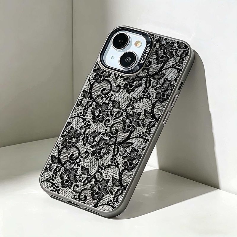 Vintage Black Lace Floral Rose - đánh giá và giá Vintage Floral Pattern Soft Case