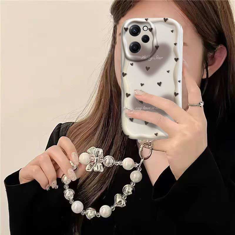 Case For RENO 15 15F 14 PRO 14 - đánh giá và giá Cute Cartoon Wrist Strap Silicone Case