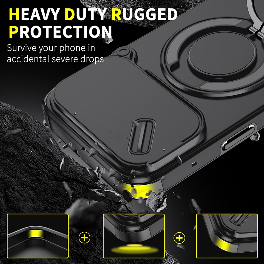 Heavy-Duty Shockproof Magnetic - đánh giá và giá Heavy Duty 360 Full Body Protective Case