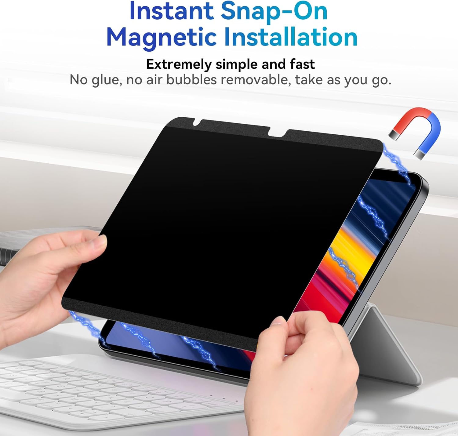Magnetic Privacy Screen Protec - đánh giá và giá Matte Anti Glare Screen Protector