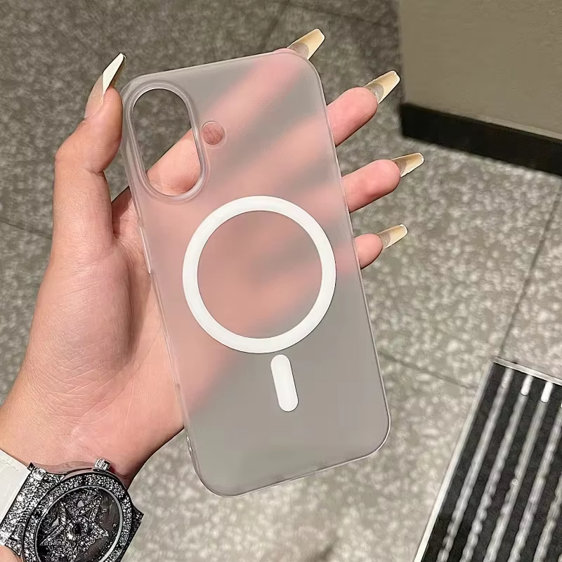 For Magsafe Matte Transparent  - đánh giá và giá Clear Shockproof Bumper Case