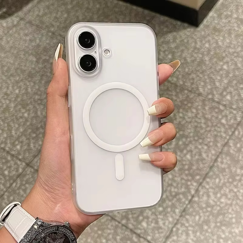 For Magsafe Matte Transparent  - đánh giá và giá Clear Shockproof Bumper Case