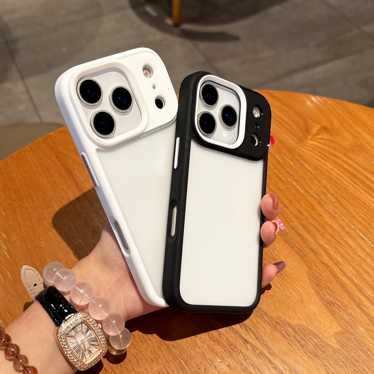 Luxury Matte Clear Armor Shock - đánh giá và giá Clear Shockproof Bumper Case