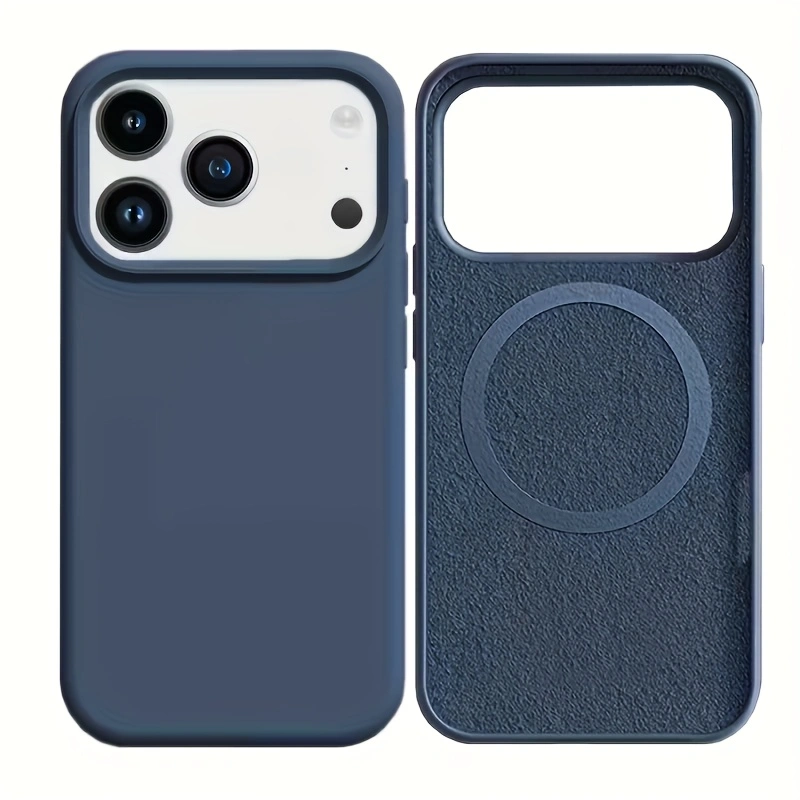 Solid Color Liquid Silicone Ma - đánh giá và giá Liquid Silicone Magnetic Phone Case