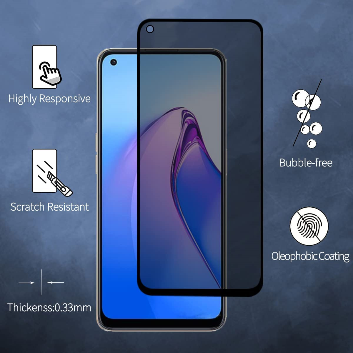 Anti Spy Screen Protector For  - đánh giá và giá Anti Spy Privacy Glass Case