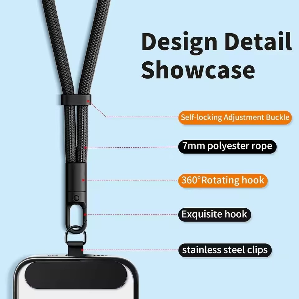 Universal Phone Lanyard with C - đánh giá và giá Crossbody Lanyard Neck Strap Case