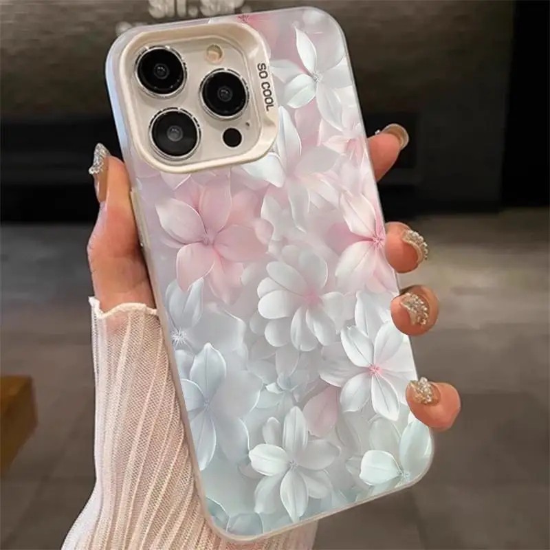 Pink Flower Case for iPhone 15 - đánh giá và giá Screen Protectors