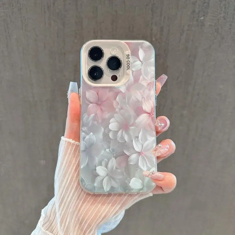 Pink Flower Case for iPhone 15 - đánh giá và giá Screen Protectors