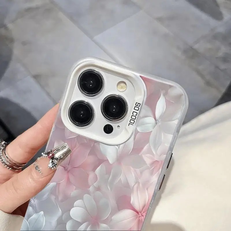 Pink Flower Case for iPhone 15 - đánh giá và giá Screen Protectors