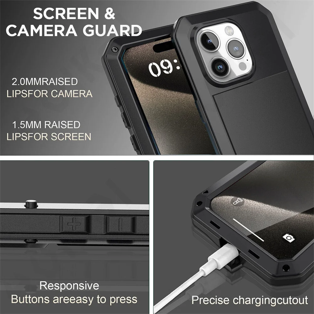 Case For iPhone 17 16 15 14 13 - đánh giá và giá Heavy Duty 360 Full Body Protective Case