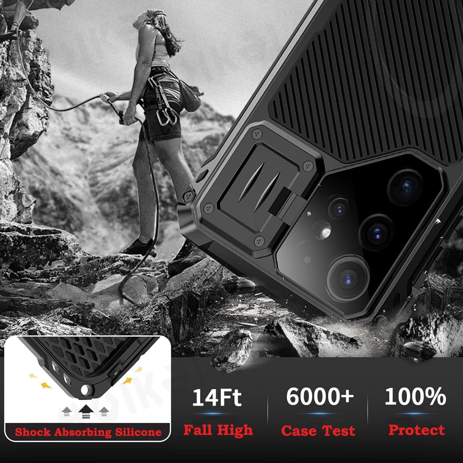 Case For Samsung Galaxy S24 Ul - đánh giá và giá Heavy Duty 360 Full Body Protective Case