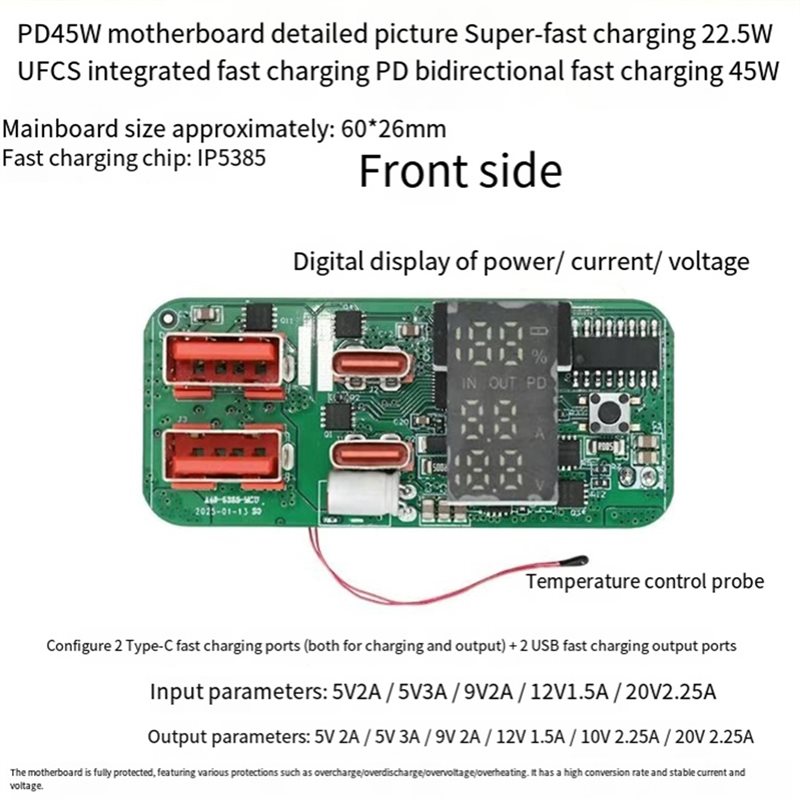ABKN-DIY Charging Module PD45W - đánh giá và giá Power Banks