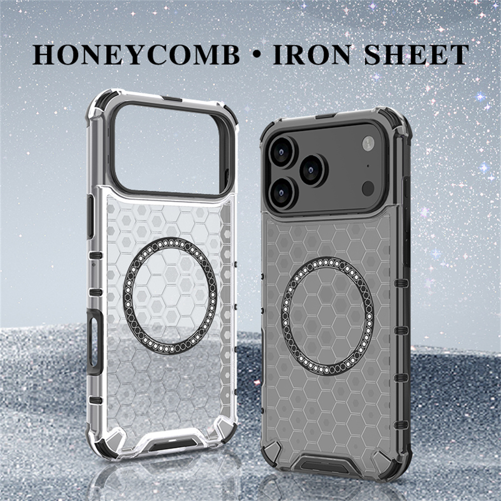 Luxury Clear Honeycomb Armour  - đánh giá và giá Clear Shockproof Bumper Case