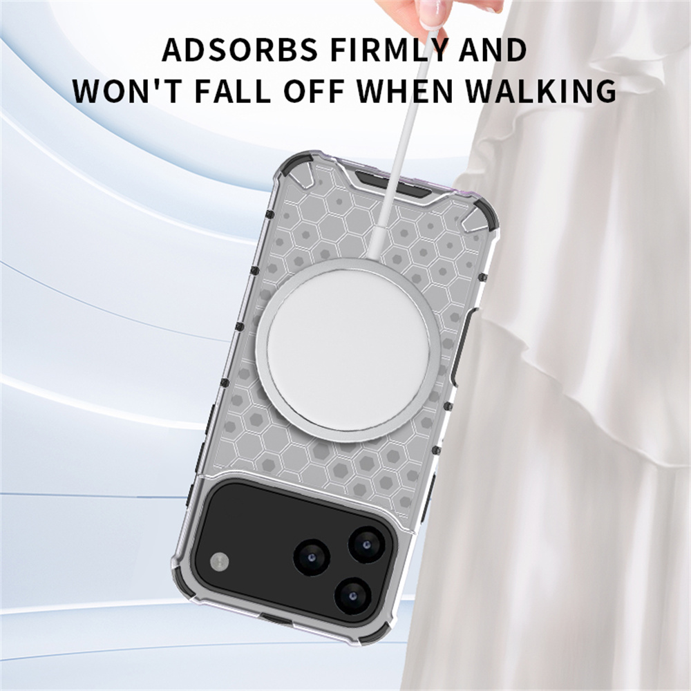 Luxury Clear Honeycomb Armour  - đánh giá và giá Clear Shockproof Bumper Case
