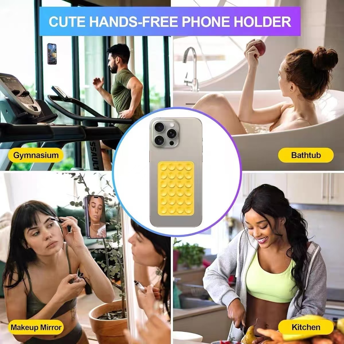 Multi functional silicone suct - đánh giá và giá Phone Cases
