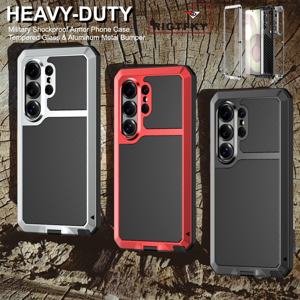 Case For Samsung S26 Ultra,S26 - đánh giá và giá Heavy Duty 360 Full Body Protective Case