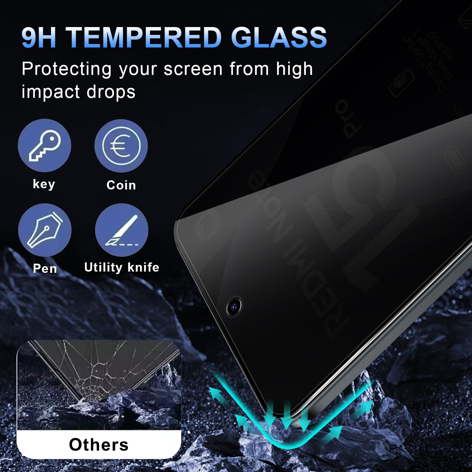Anti Spy Screen Protector For  - đánh giá và giá Anti Spy Privacy Glass Case