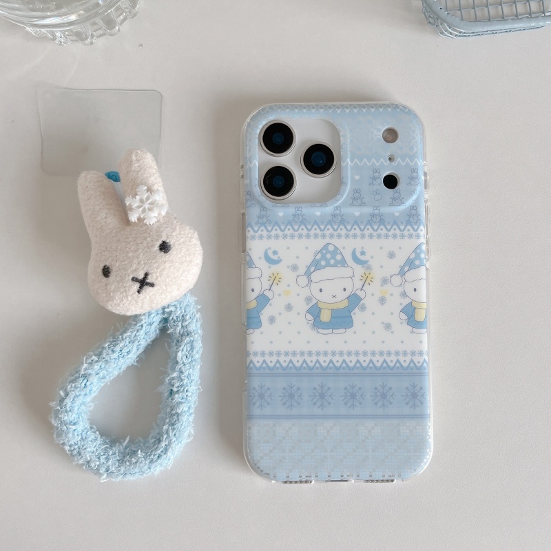 Cute winter Polka Dots hat Mif - đánh giá và giá Cute Cartoon Wrist Strap Silicone Case