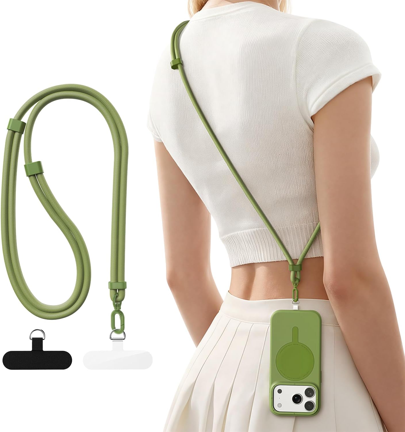 Phone Lanyard Crossbody with 2 - đánh giá và giá Crossbody Lanyard Neck Strap Case
