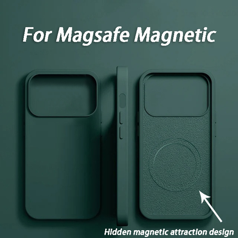 Luxury For Magsafe Wireless Ch - đánh giá và giá Liquid Silicone Magnetic Phone Case
