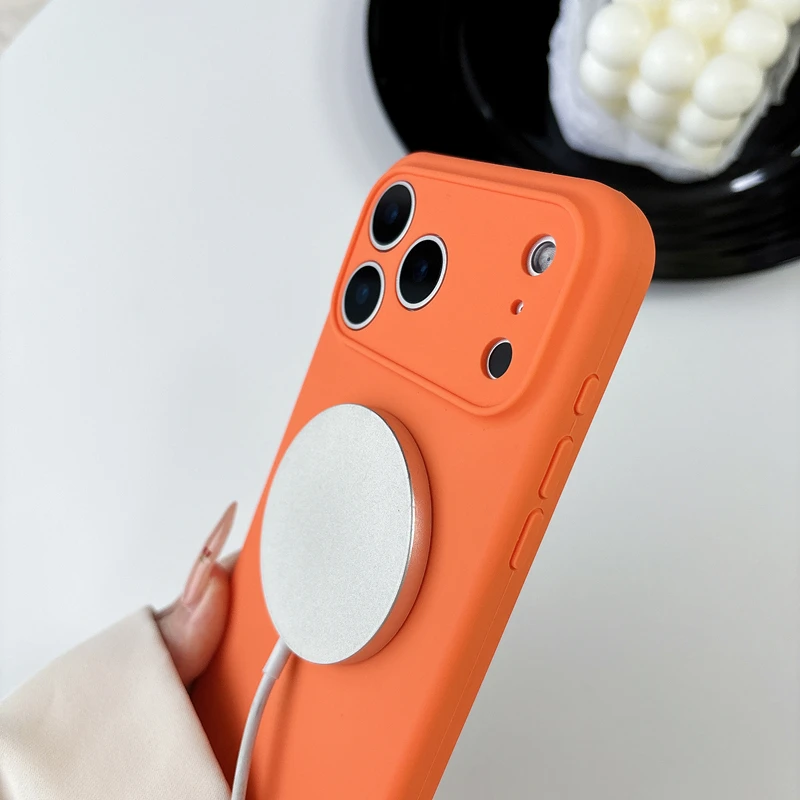 Solid Color Official Liquid Si - đánh giá và giá Liquid Silicone Magnetic Phone Case