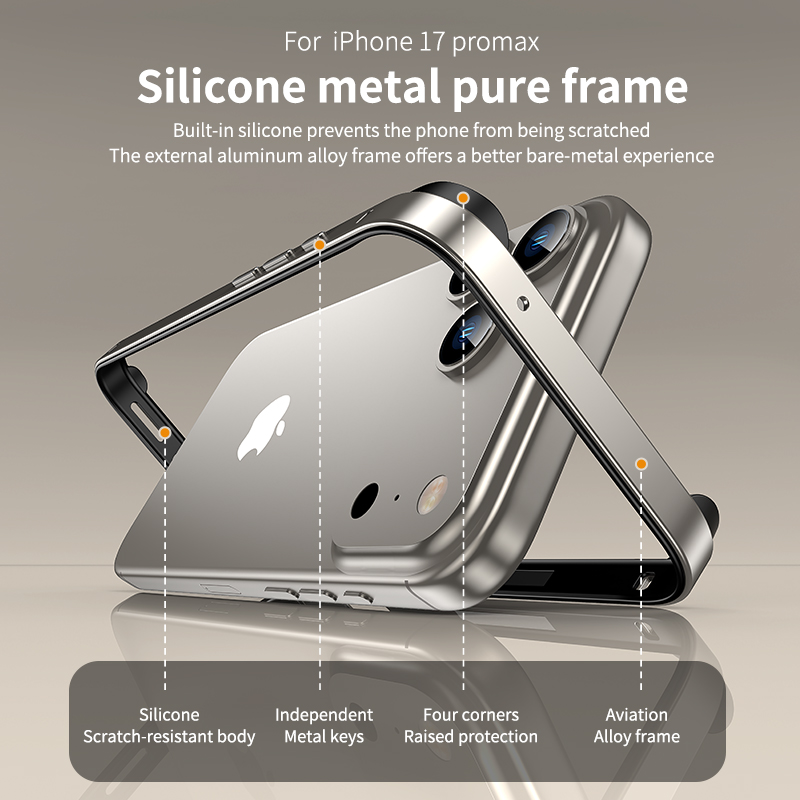 Aluminum Metal Frame Silicone  - đánh giá và giá Metal Bumper Aluminum Frame Case