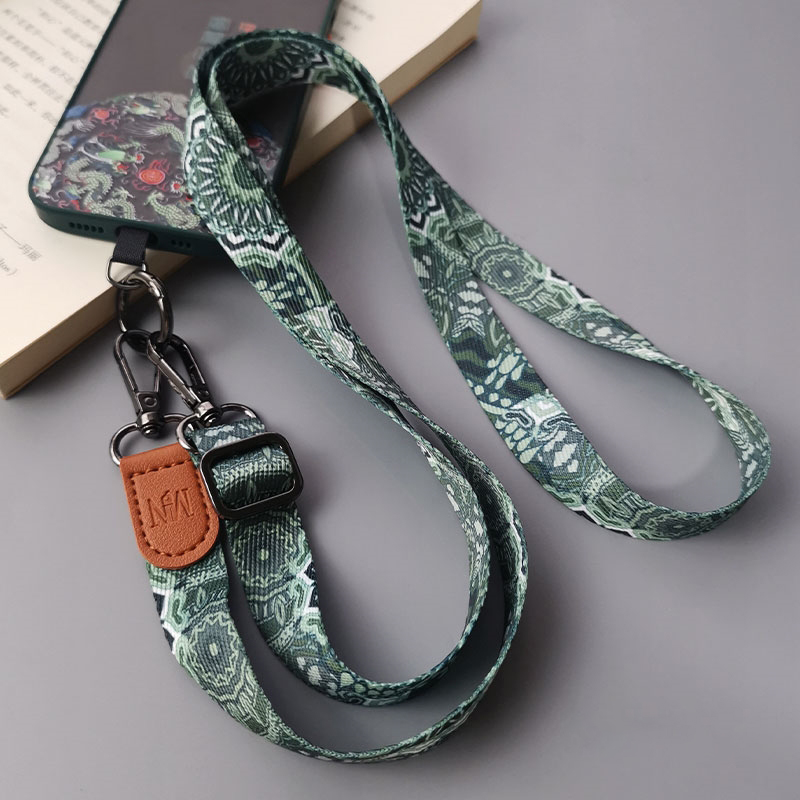 Retro Totem Pattern Crossbody  - đánh giá và giá Crossbody Lanyard Neck Strap Case