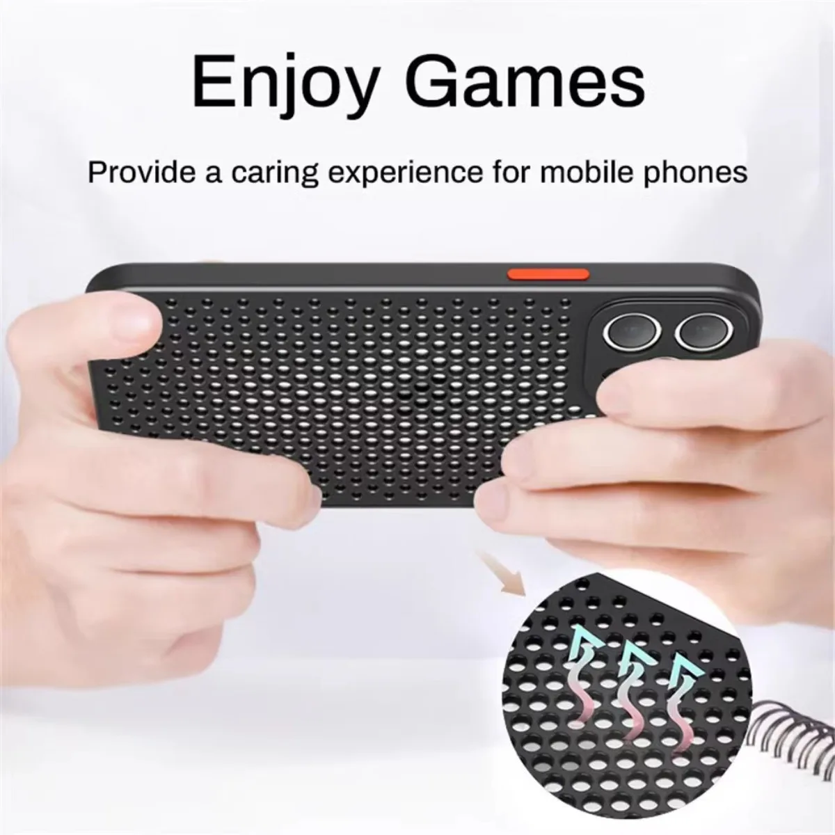 Heat Dissipation Cooling Phone - đánh giá và giá Heat Dissipation Mesh Breathable Case