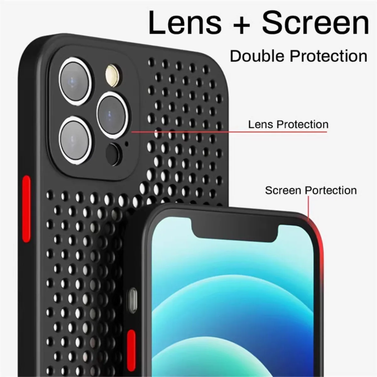 Heat Dissipation Cooling Phone - đánh giá và giá Heat Dissipation Mesh Breathable Case