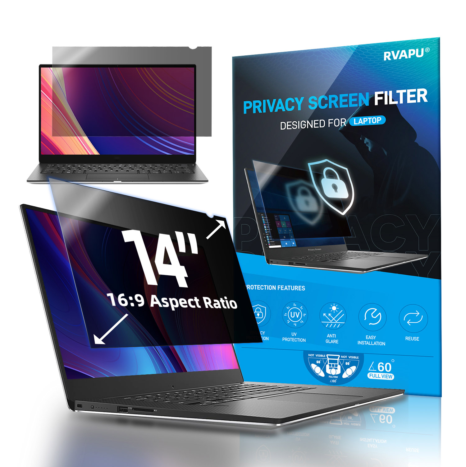 For Laptop 14 inch Privacy Ant - đánh giá và giá Matte Anti Glare Screen Protector