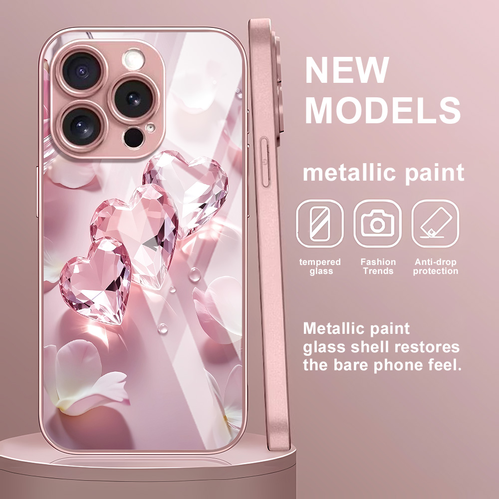 Pink Butterfly Tempered Glass  - đánh giá và giá Screen Protectors