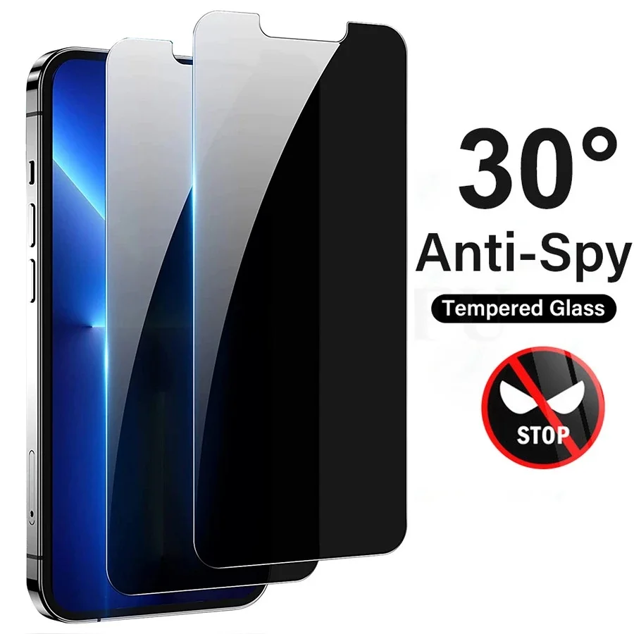 Anti-spy tempered glass screen - đánh giá và giá Anti Spy Privacy Glass Case