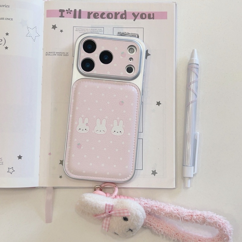 Cute strawberry Cartoon Miffy  - đánh giá và giá Cute Cartoon Wrist Strap Silicone Case
